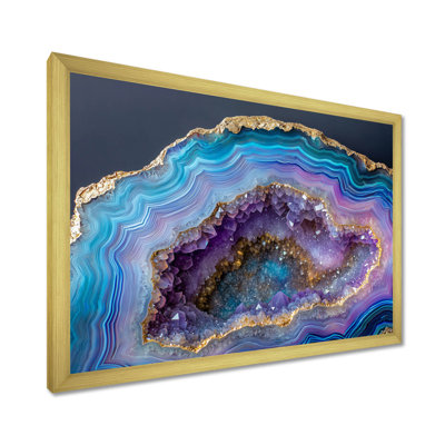 Décoration murale Agate Dream River V - Géode de pierre