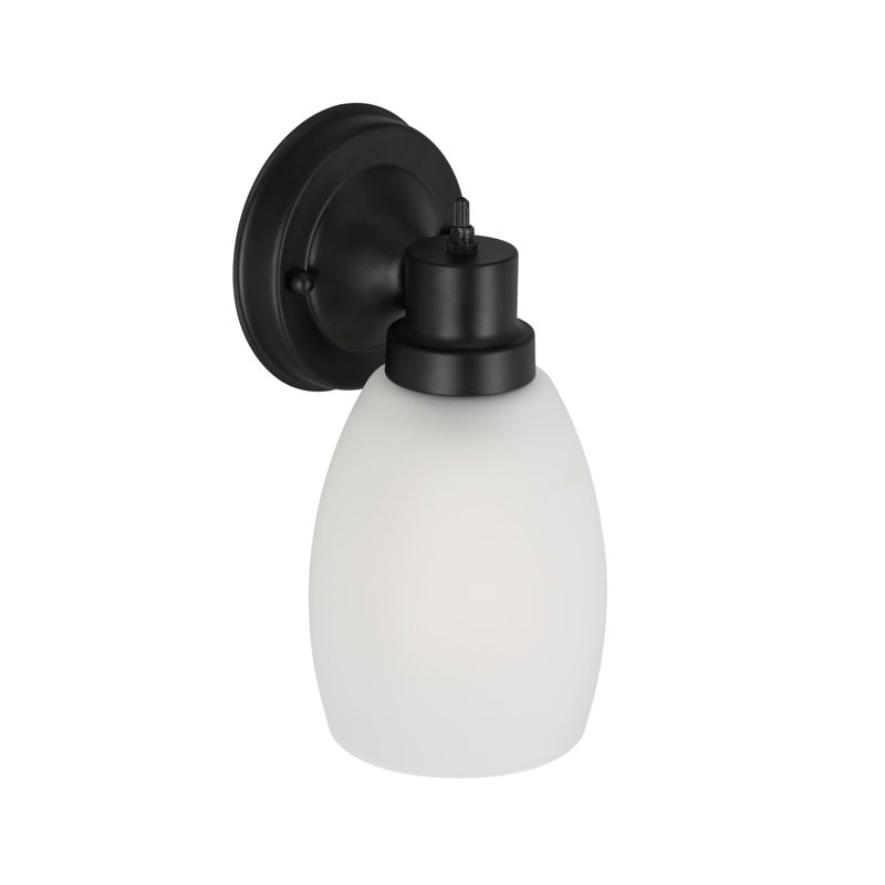 Christabel Armed Sconce, Matte Black