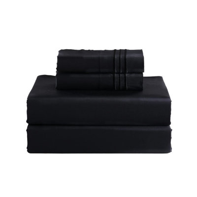 Cooling Bamboo-Derived Rayon Sheet Set – Full Size, Deep Pocket, Silky Soft