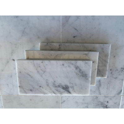 Carrara 3"x6" Polished Subway Tile