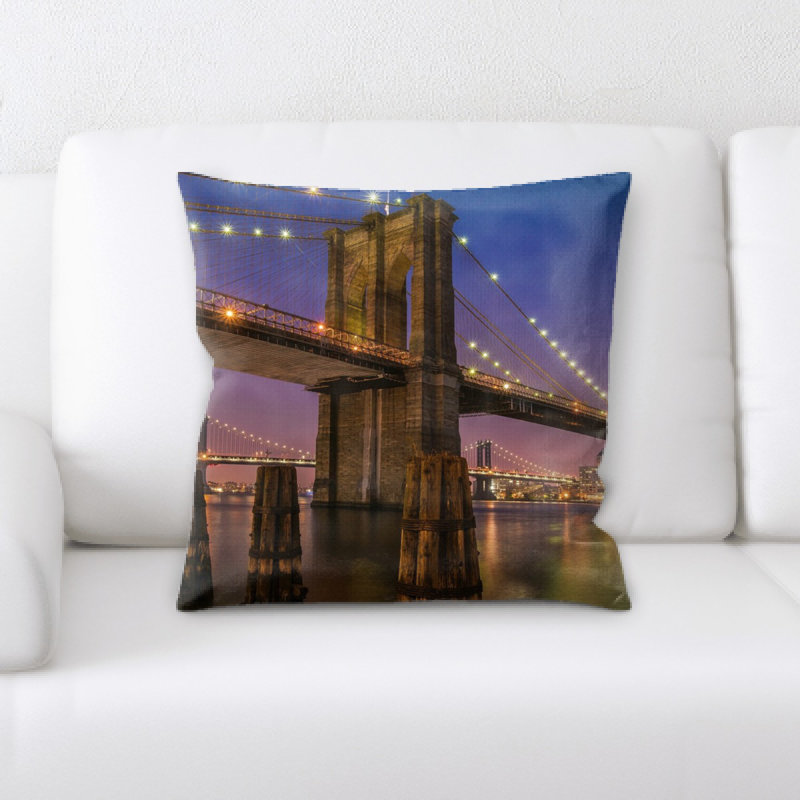 Steel Microsuede Reversible Throw Pillow