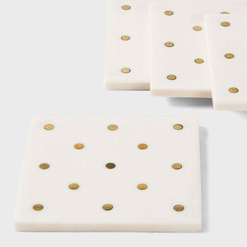 Ensemble de 4 sous-verres Sitara Mela Artisans