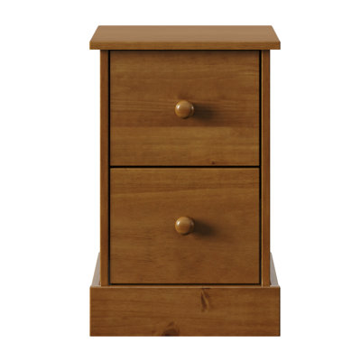 35cm W Solid Wood Bedside Table