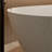 Orange 57 - Inch Freestanding Bathtub In Solid Surface Resin Stone, Slow Heat Loss, Stain Proof, Hand Polished Soaking With Wear , Insulated, Comfortable Waist Fit