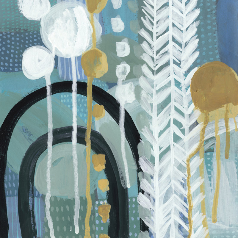Ocean Garden II by Chariklia Zarris - Wrapped Canvas Painting, 76cm H x 76cm W