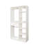 Armoire-penderie 40 po, armoire de rangement avec 6 tablettes ouvertes, 2 tringles et tiroir de rangement
