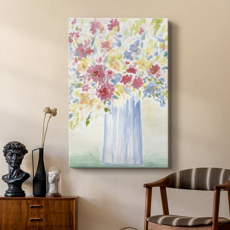 Country Meadow Bouquet I - Gallery Cavas, H 18 po x l 12 po