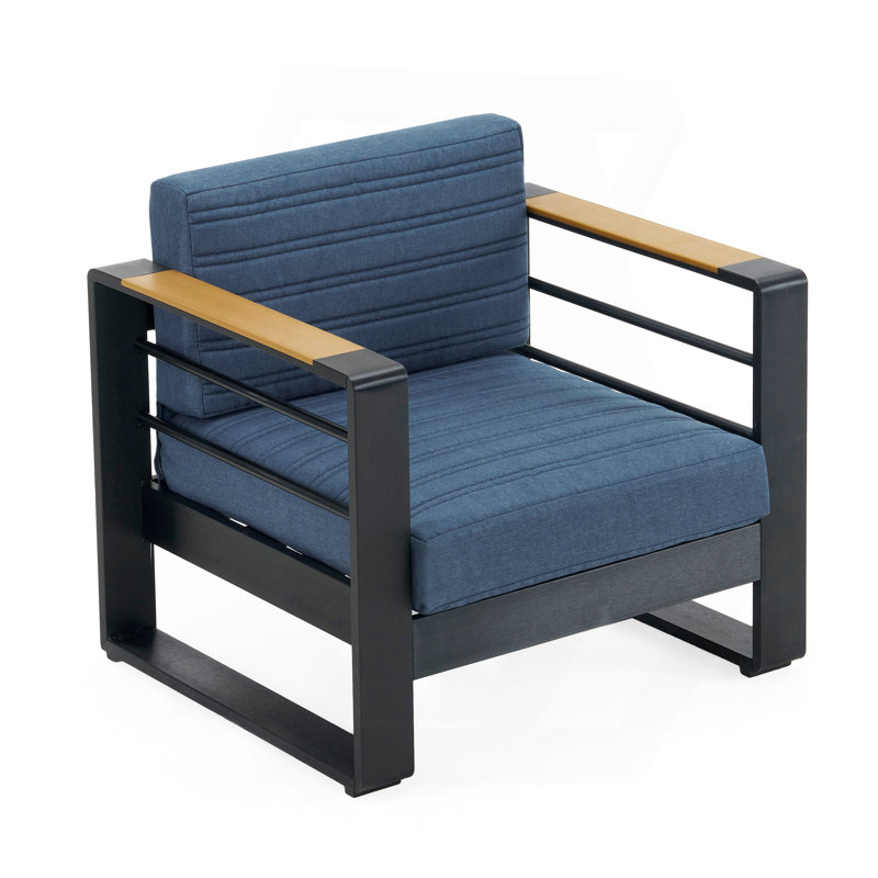 Fauteuil club Giovanna, Bleu