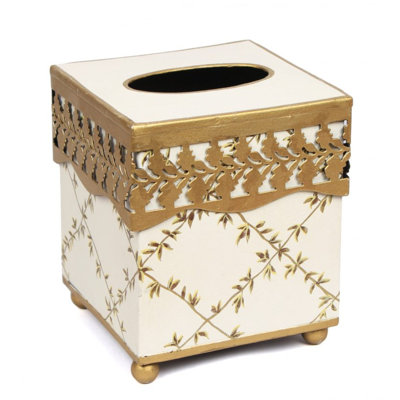 Bogue Gold Tissue Box Cover