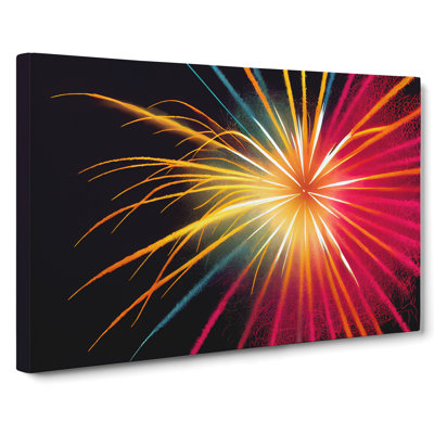 Handsome Fireworks - Wrapped Canvas