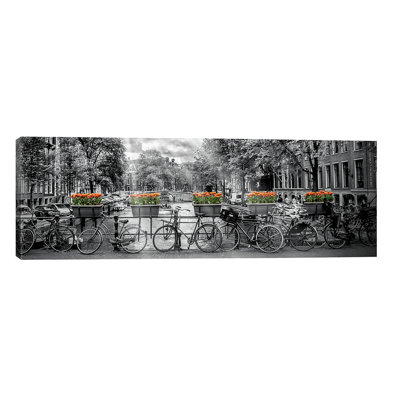 Amsterdam Gentlemen's Canal by Melanie Viola - Wrapped Canvas Panoramic Print