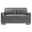 Buncombe 2 Seater Velvet Sofa Bed-1744948087