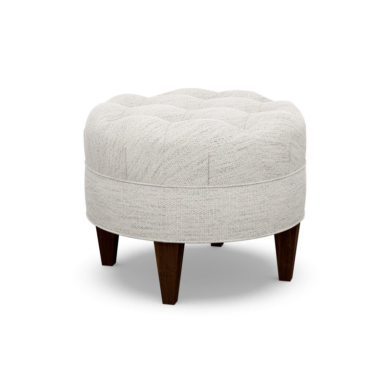 Round Ottoman, Walnut, 3906-99