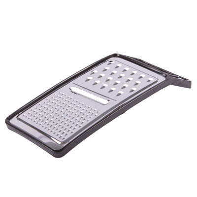  3-in-1 Stainless Steel Flat Grater - 24cm x 10.5cm