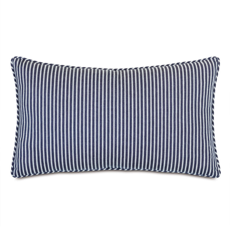 Housse et insert décoratif rectangulaire en coton moucheté Claire par Alexa Hampton