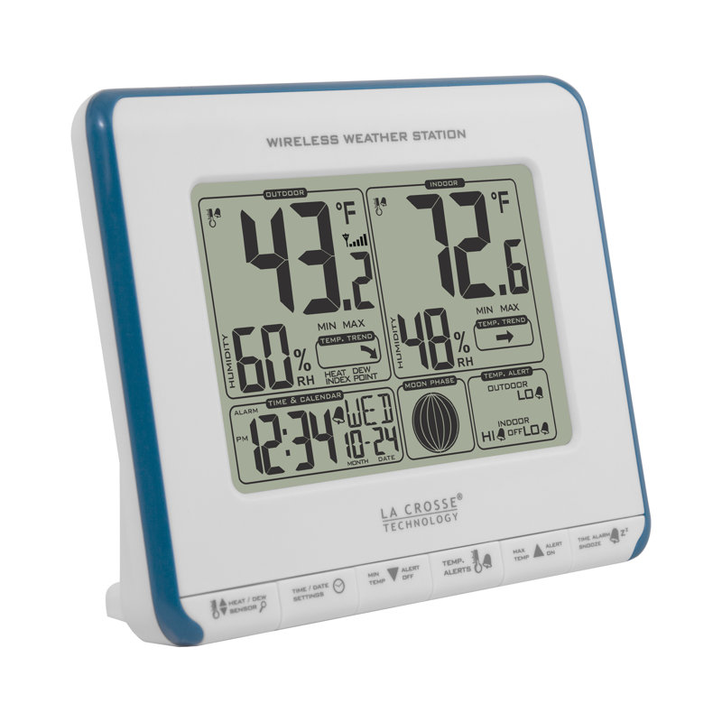 Station météo sans fil avec alertes 308-1711bl La Crosse Technology