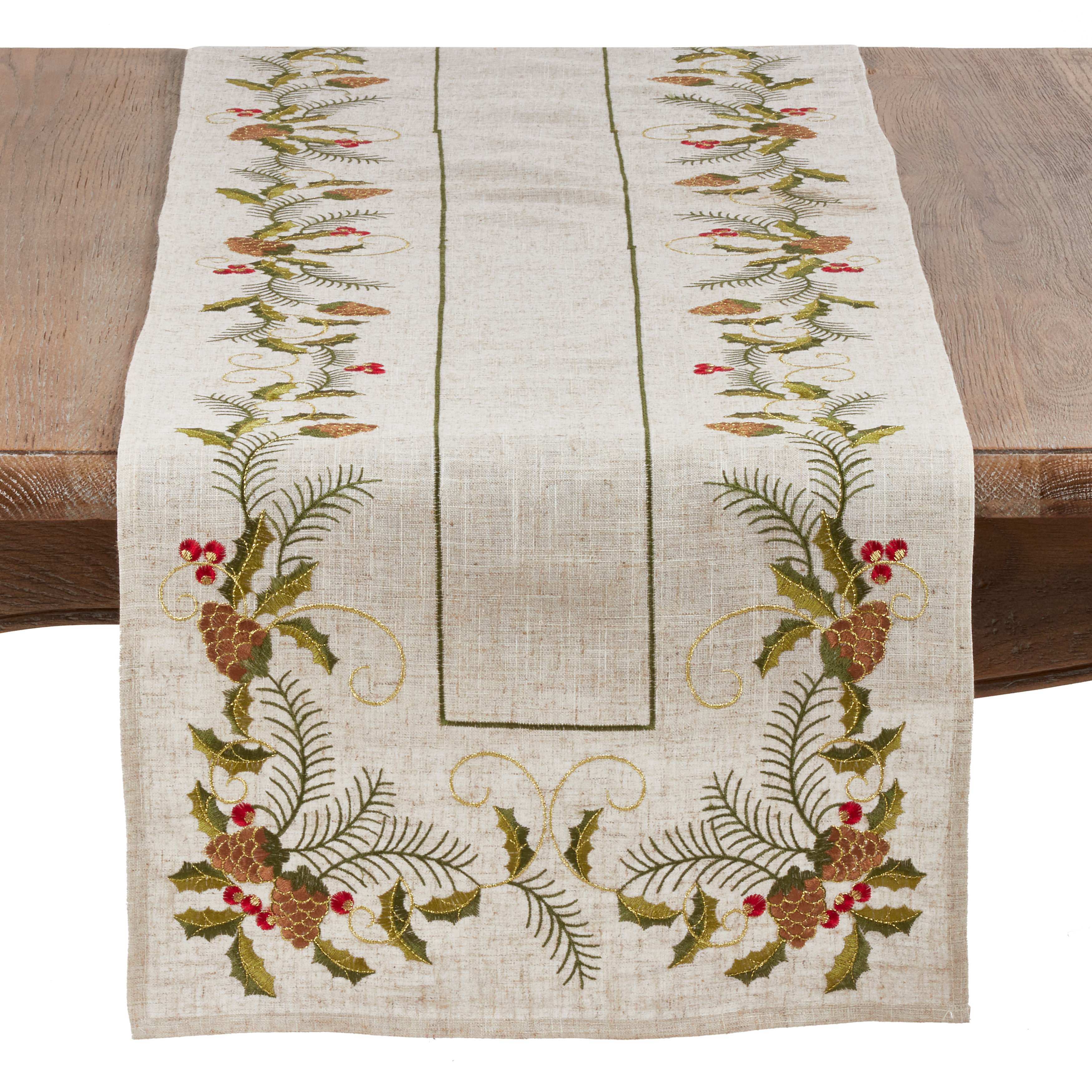 The Holiday Aisle® Henrik Christmas Table Runner & Reviews | Wayfair
