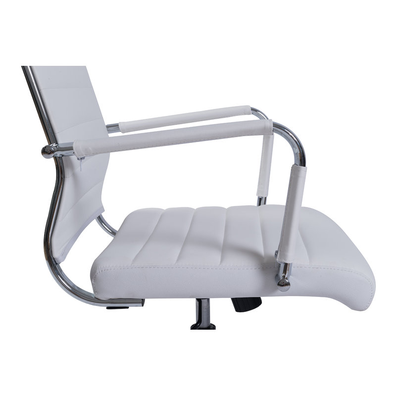 Fauteuil de conférence Aimee-Jayne, Blanc, Ensemble de 1