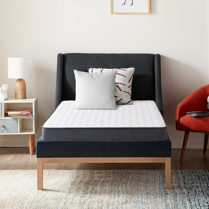Matelas hybride en mousse viscoélastique imprégnée de gel 6 po, Lit simple