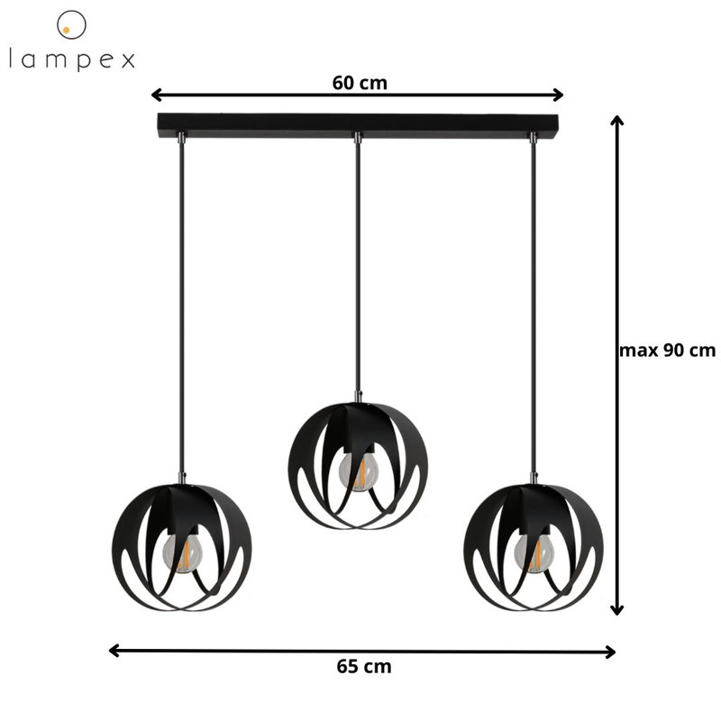Kundra 3 - Light Kitchen Island Pendant