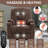 Large Power Lift Recliner Chair With Massage And Heat For Elderly, Overstuffed Wide Recliners, Heavy Duty Motion Mechanism With USB And Type C Ports, 2 Steel Cup Holders, Brown-1393833536