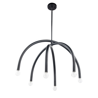 Lustre linéaire moderne à 6 lumières Isla
