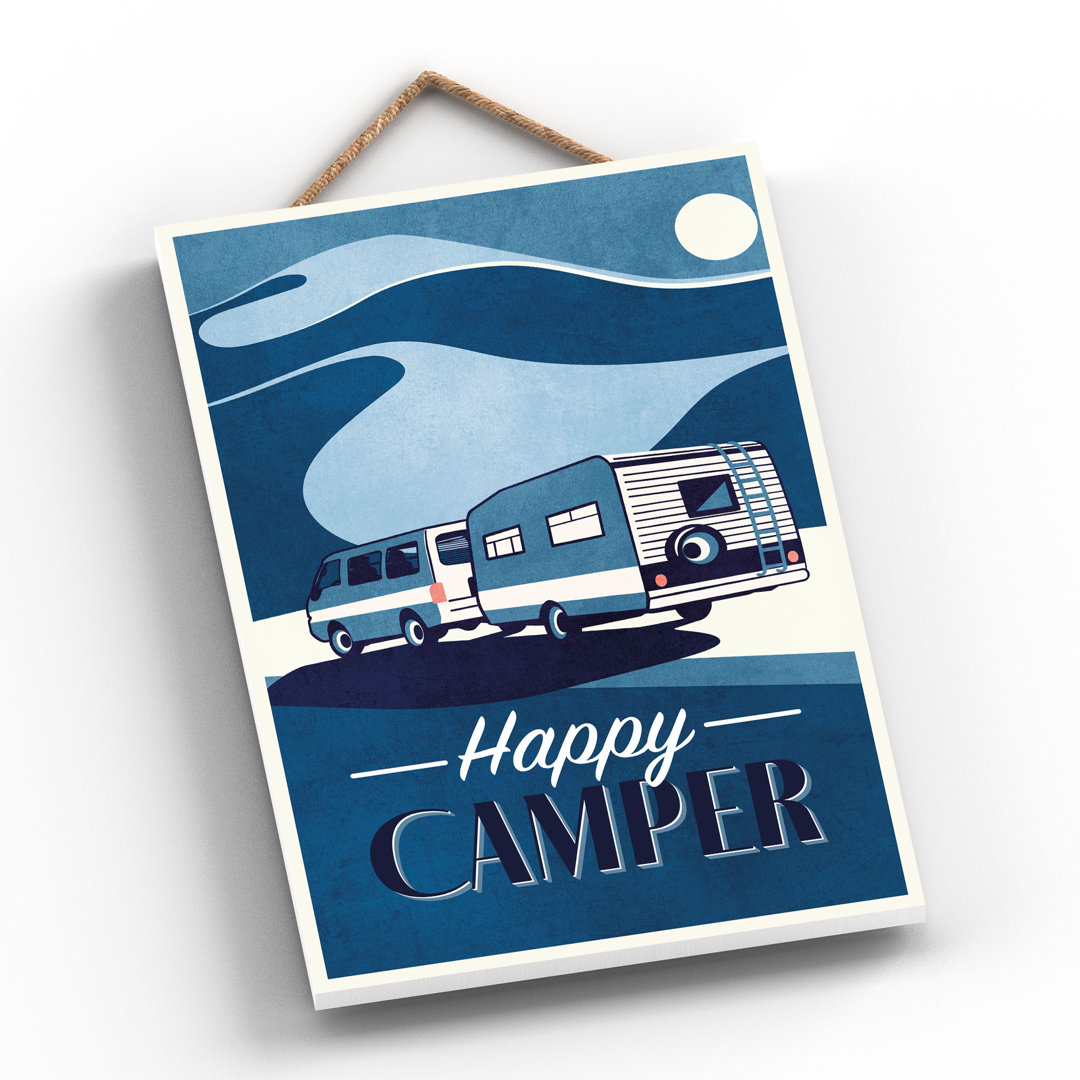 Camper Happy Wall Décor