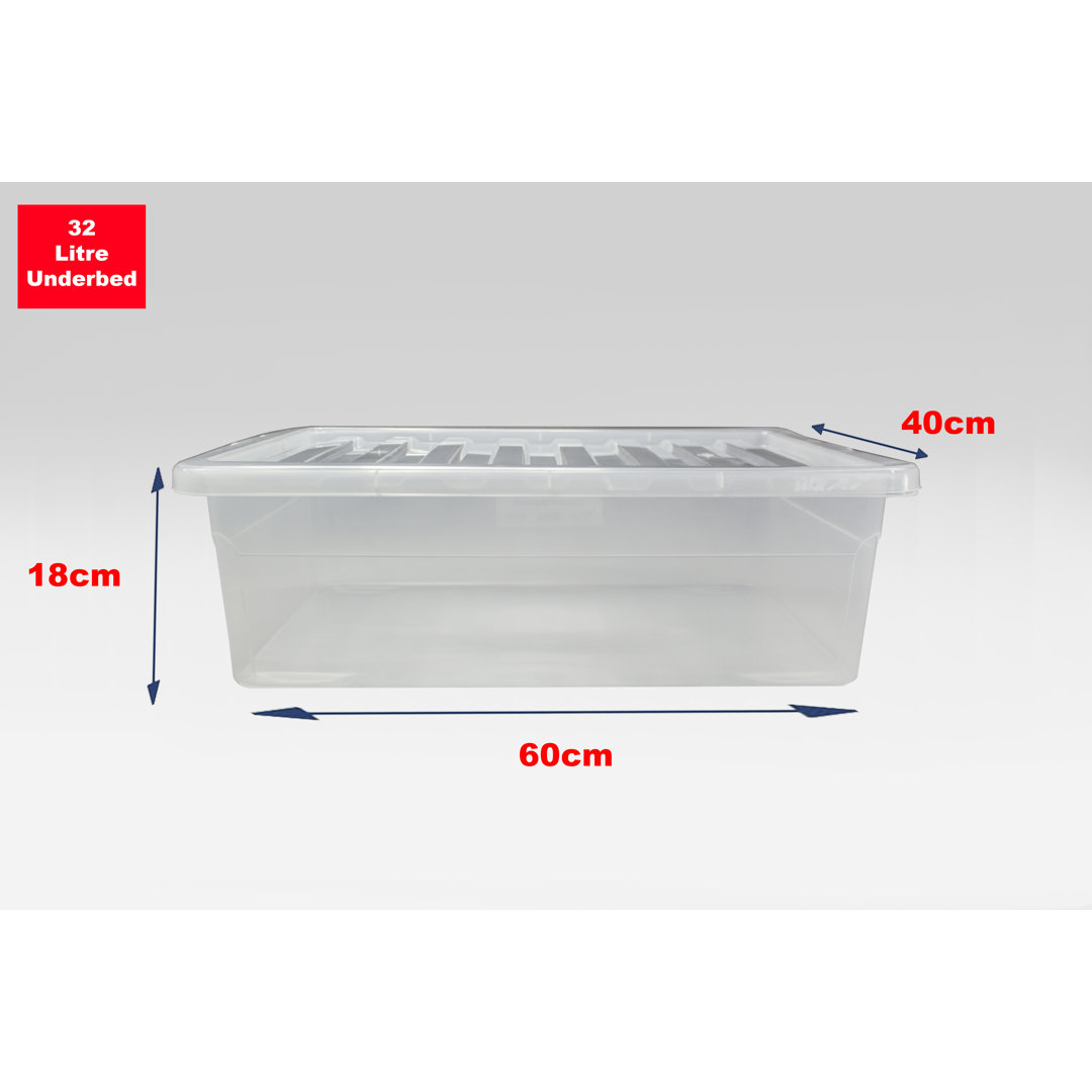 13 L Plastic Storage Boxes