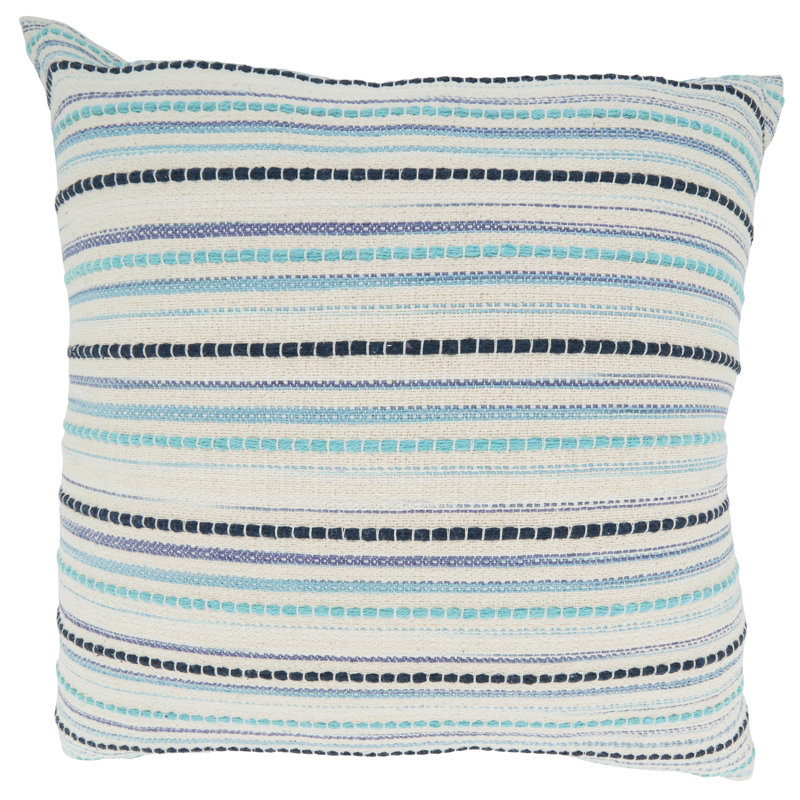 Beau Striped Cotton Pillow Cover