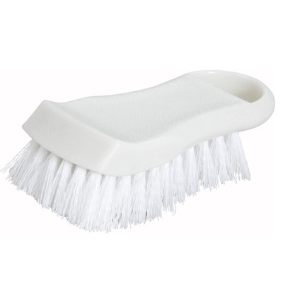 Winco Commercial-Grade Cutting Board Brush, White