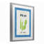 Peas Be Mine Pun Framed Print Under Glass, design by Lara Beeston-1102834243-1102834254