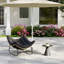 Patio Steel Rocking Chair With Cushion-115129861