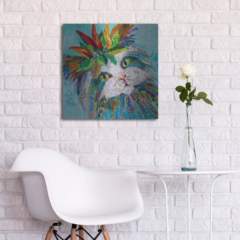 «Cool Cat» par St. Hilaire Elizabeth, H 24 po x l 24 po
