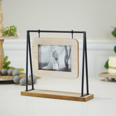 Cadre photo en bois 12,5 po 5x7