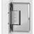 Celesta 58'' - W x 76'' H Pivot Door Frameless Shower Door with-15662700-15662701