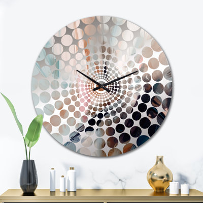 Sehgal - Horloge murale abstraite en marbre