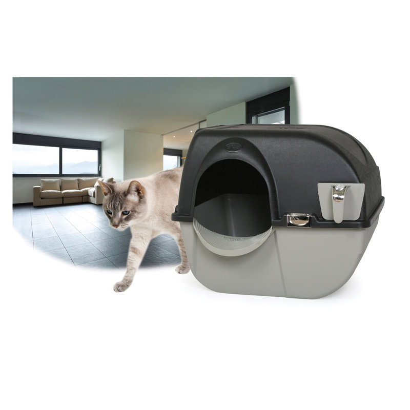 Plastic Litter Box Enclosure with Scoop