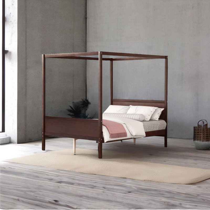 Sasja Queen 75'' Platform Bed, Espresso