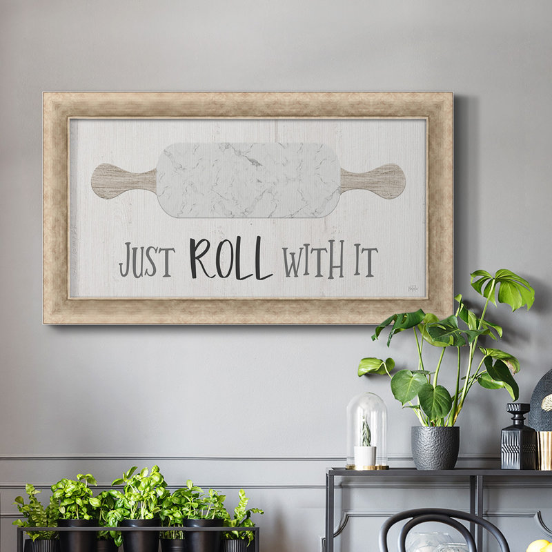 Rouleau avec toile de qualité supérieure prête à être accrochée, H 25 po x l 45 po x P 1,25 po, Toile avec cadre gris