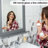 Winston Porter Bathroom Wall-mounted Mirror W/shelf Vanity Makeup Mirror Multipurpose-2061498524