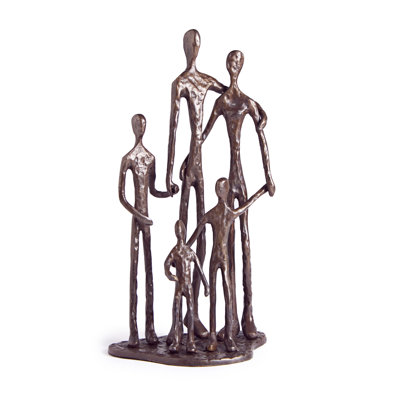 Sculpture famille de 5 Zylstran