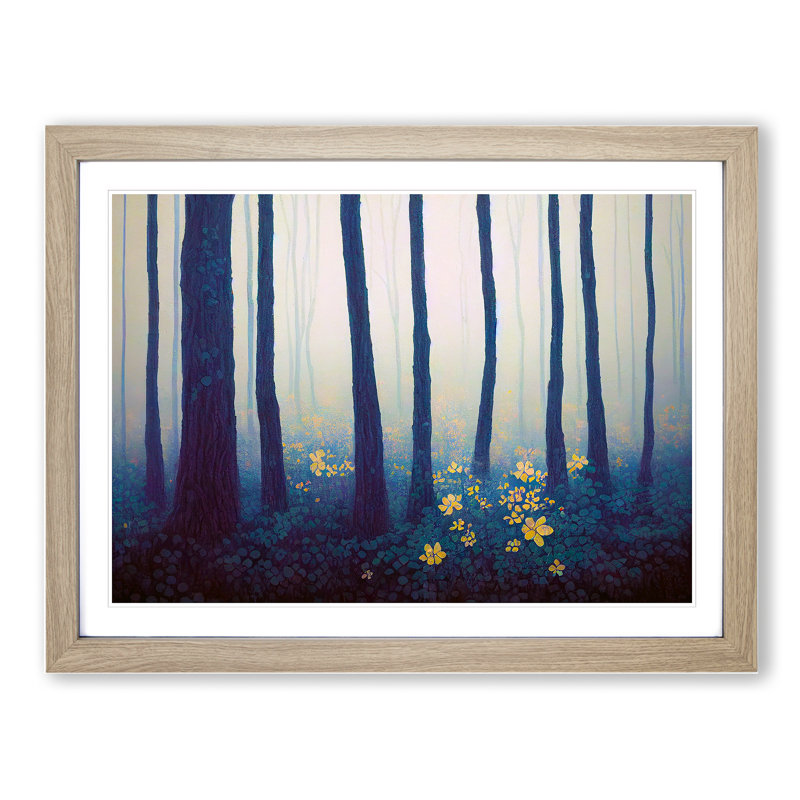 Grand Spring Forest - Print, 46cm H x 64cm W, Oak