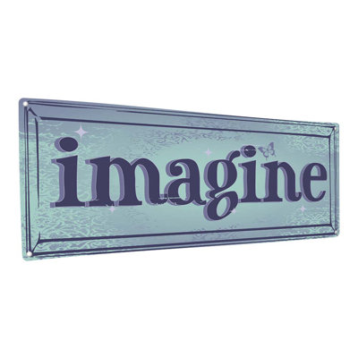 Inspiration «Imagine», impression sur métal