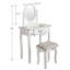 Ensemble coiffeuse avec tabouret et miroir Philpot
