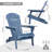 Gaimo Foldable Outdoor Adirondack Chair-346927973