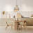 Aarunya 19"W Asymmetrical Open Cage Jute Pendant Light