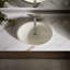 Iron Plains Metal Oval Vessel Bathroom Sink with Overflow-1240137949
