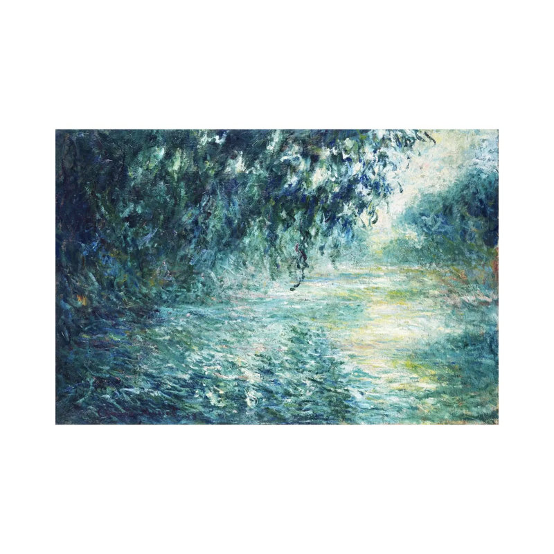 Claude Monet - Print on Canvas, 152.5 cm H x 101.5 cm W x 3.175 cm D, No Frame