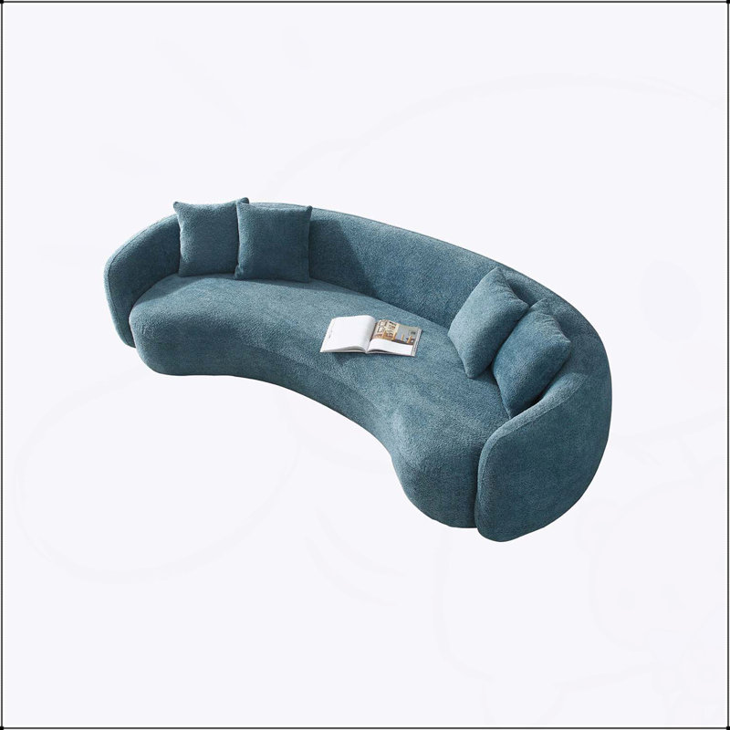 Canapé modulaire 102 po Boucle 102 po, Bleu