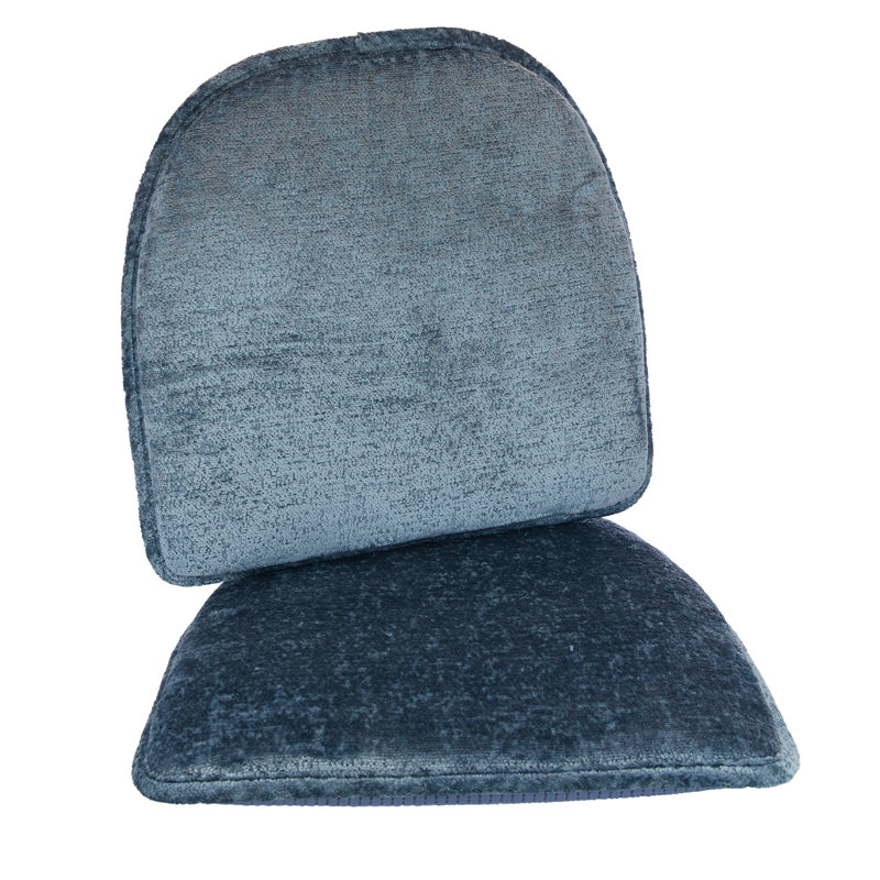 Baggio Outdoor 2'' Dining Chair Seat Cushion, Pool Blue